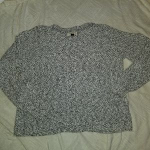 Large Black & White Sweater